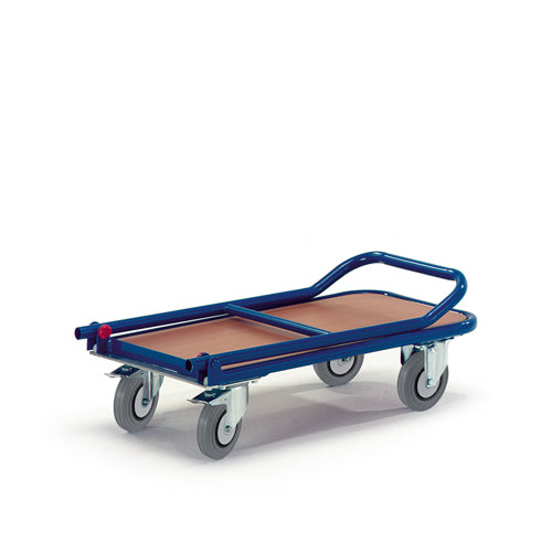 ROLLCART Schiebebügelwagen mit Klappbügel