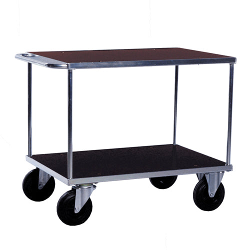ROLLCART Tischwagen mit zwei Ladeflächen, verzinkt, 500 kg Tragkraft