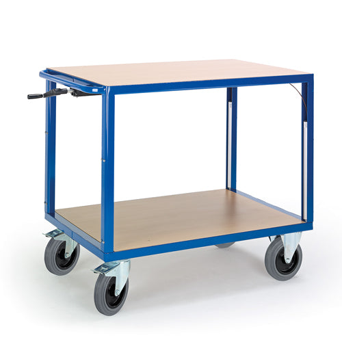 ROLLCART 06-7557 Höhenverstellbarer Tischwagen