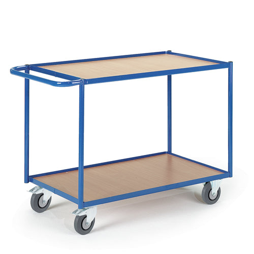 ROLLCART Tischwagen mit zwei Etagen, 300 kg Tragkraft