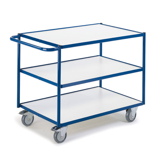 ROLLCART Tischwagen mit drei Etagen, ESD