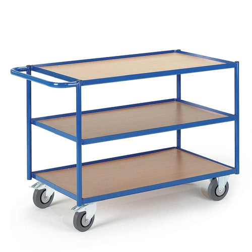 ROLLCART Tischwagen mit drei Etagen, 300 kg Tragkraft