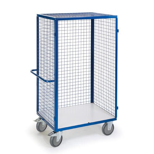 ROLLCART Gitter-Regalwagen, ESD, 600 kg Tragkraft