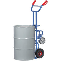 Fetra Fasskarre, 300 kg, mit Stütz-Lenkrolle