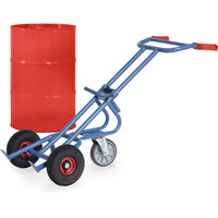 Fetra Fasskarre, 300 kg, mit Stütz-Lenkrolle
