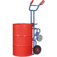 Fetra Fasskarre, 300 kg, mit Stütz-Lenkrolle