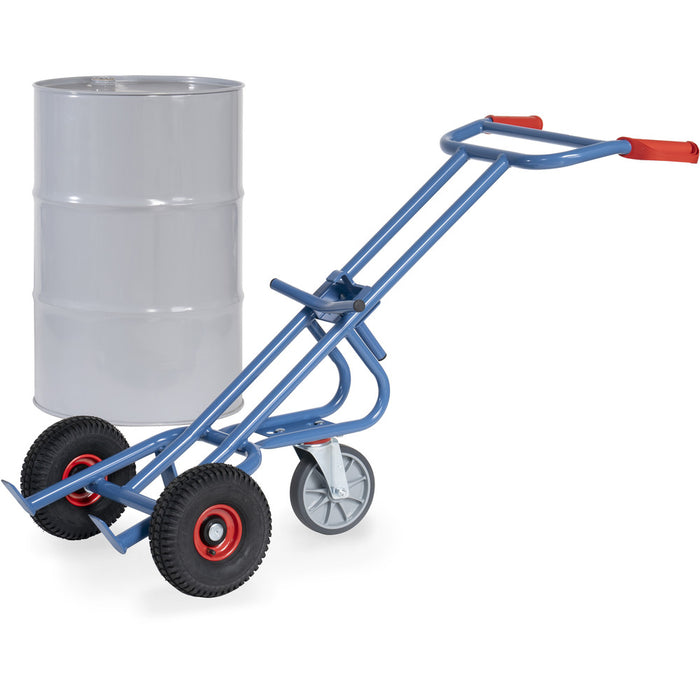Fetra Fasskarre, 300 kg, mit Stütz-Lenkrolle