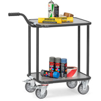 Fetra 1164/7016 Griffroller "GREY EDITION" 250 kg, zwei Holzplattformen