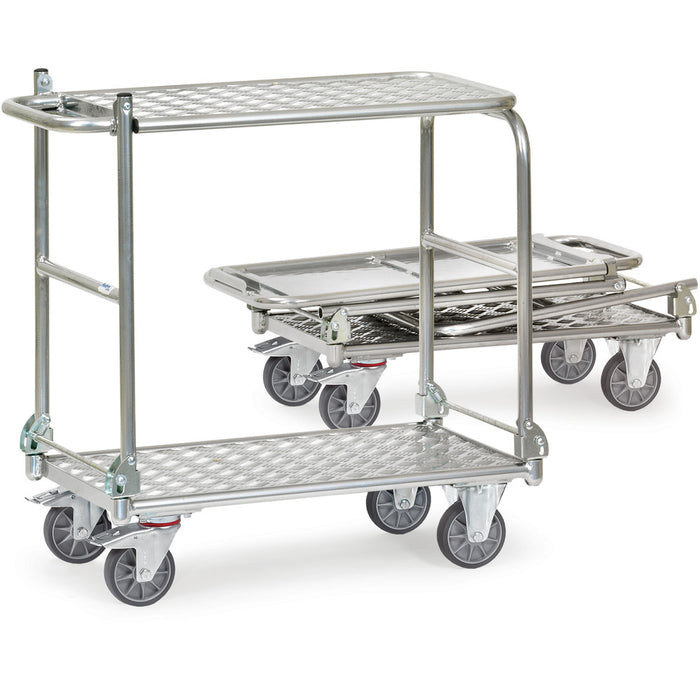 Fetra Alu-Klappwagen mit zwei Plattformen 200 kg