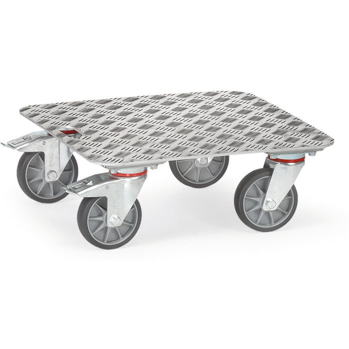 Fetra 1187 KF 10 Kistenroller mit Alu-Quintettblech-Plattform 250 kg