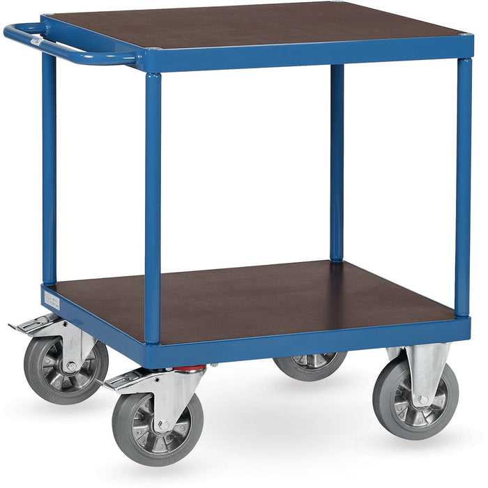 Fetra 12497 schwerer Tischwagen, quadratische Ladefläche