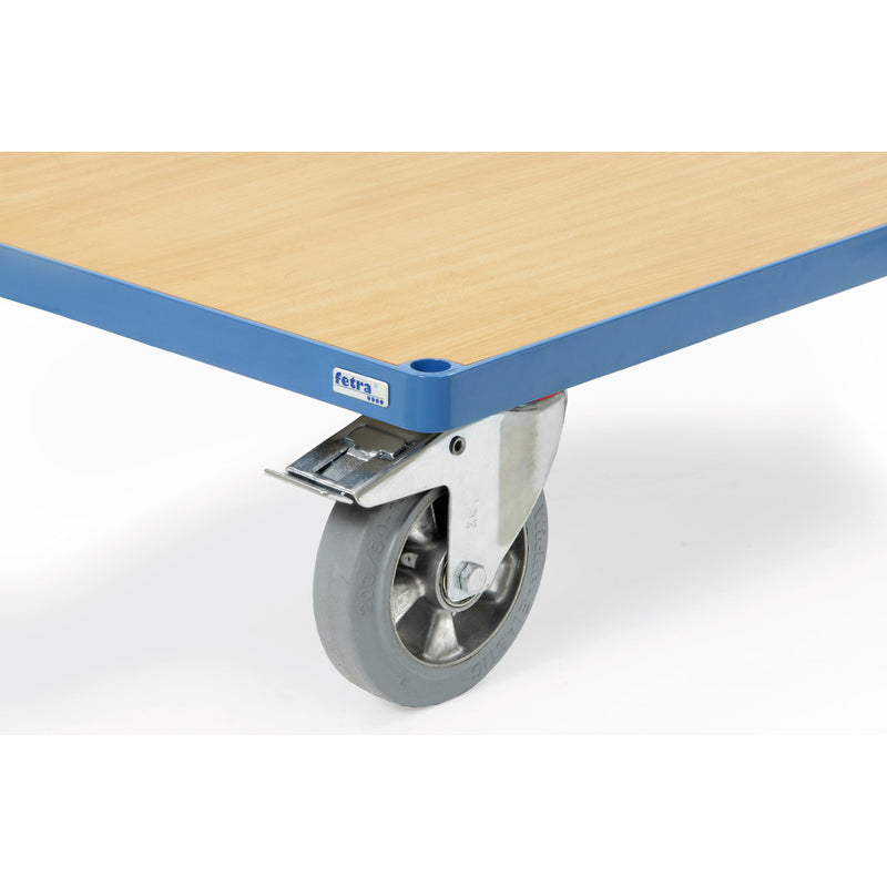 Fetra Räder mit Elastic-Bereifung, blaugrau