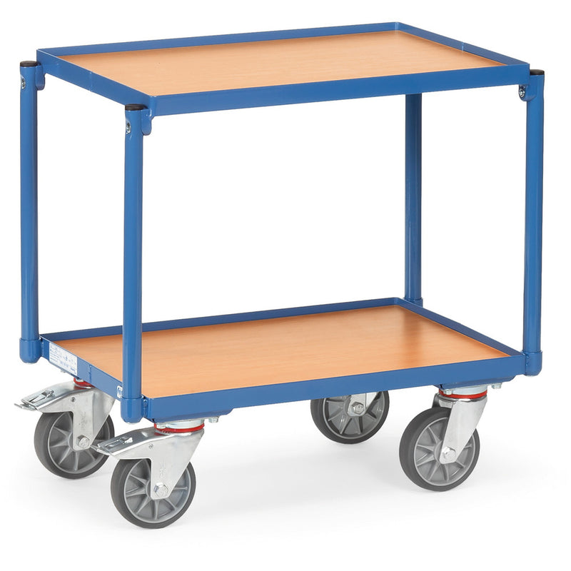 Fetra 13540 Etagen-Roller mit zwei Holzböden und Rand