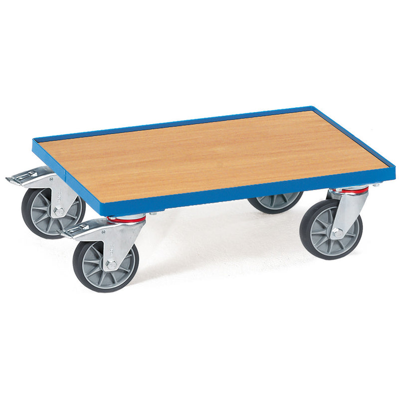 Fetra 13581 Eurokasten-Roller mit Bodenplatte und Rand, 250 kg