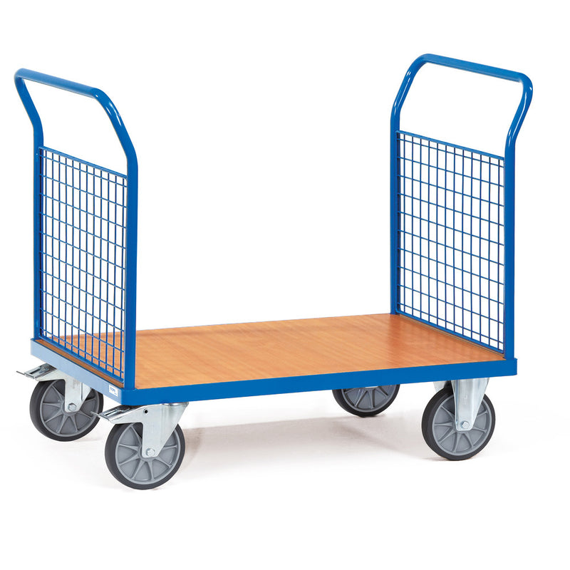 Fetra Doppel-Stirnwandwagen mit Drahtgitter-Stirnwände bis 600 kg