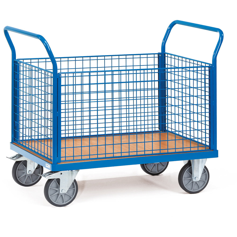 Fetra Vierwandwagen mit Drahtgitterwänden bis 600 kg