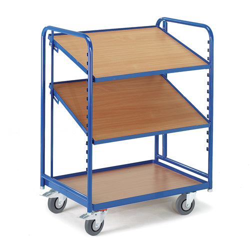 ROLLCART Eurokastenwagen mit Böden, 200 kg Tragkraft
