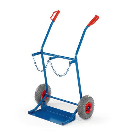 ROLLCART Stahlflaschenkarre, 2x 20 Liter-Flaschen
