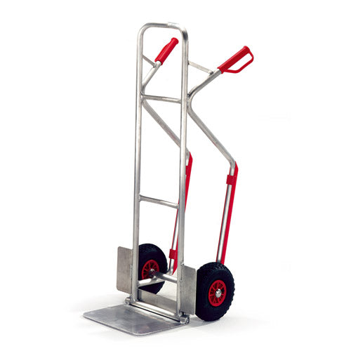 ROLLCART Alu-Stapelkarre Klappschaufel, 200 kg Tragkraft