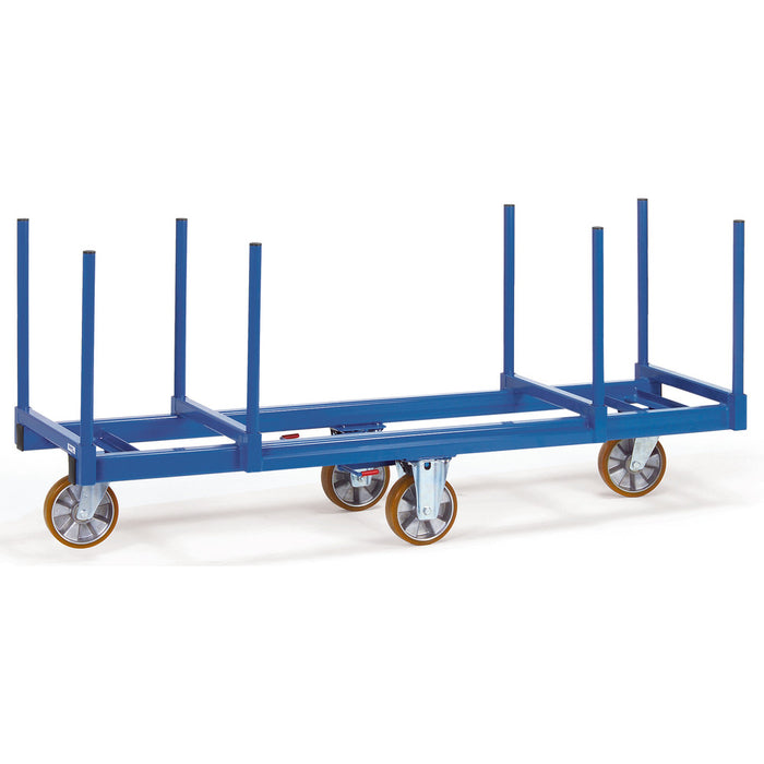Fetra 2111 Langmaterial-Wagen, 1500 kg, mit Rungen 500 mm lang