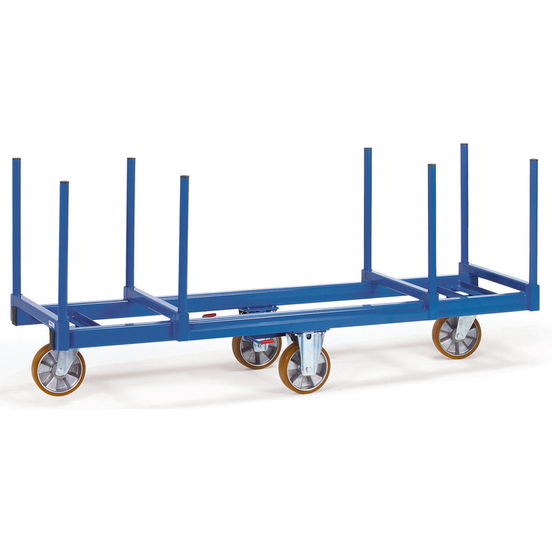 Fetra 2111 Langmaterial-Wagen, 1500 kg, mit Rungen 500 mm lang