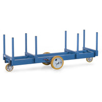 Fetra Langmaterial-Wagen, bis 3000 kg, mit Rungen 500 mm lang