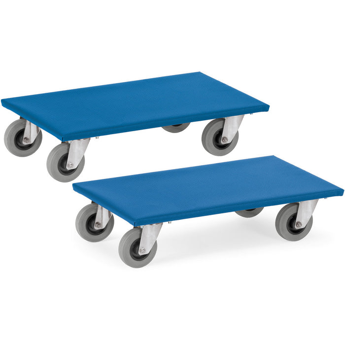 Fetra Möbelroller, bis 300 kg, Vollgummi-Bereifung