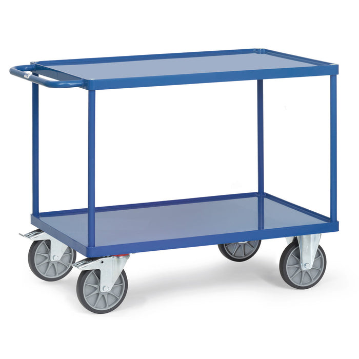 Fetra Schwerer Tischwagen mit Stahlblech-Wannen bis 600 kg
