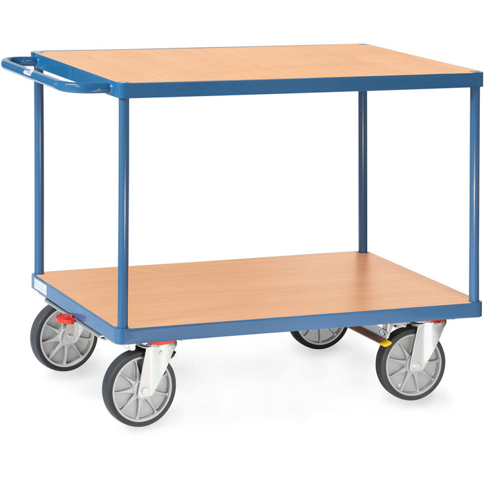 Fetra Schwerer Tischwagen, rechteckige Ladeflächen, bis 600 kg