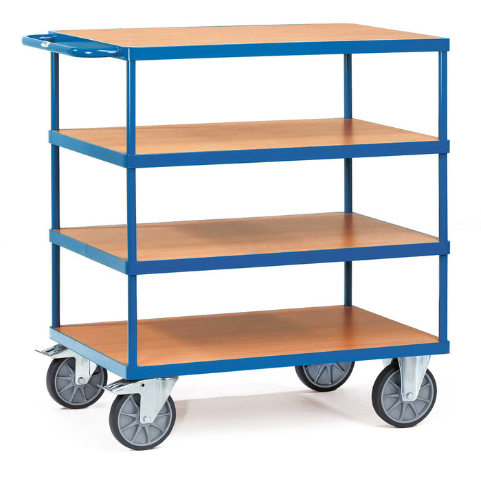 Fetra Schwerer Tischwagen, rechteckige Ladeflächen, 600 kg