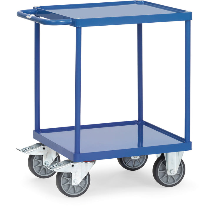 Fetra 2496W Schwerer Tischwagen mit Stahlblech-Wannen 500 kg