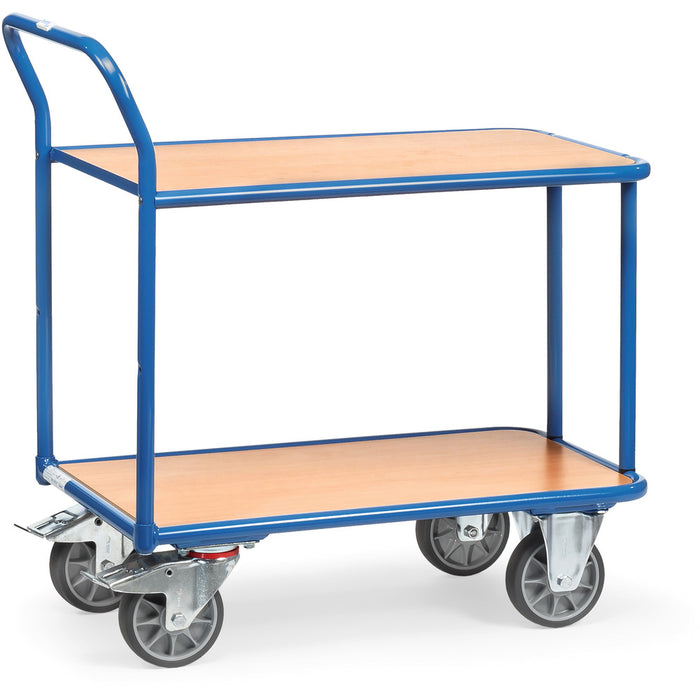 Fetra Tischwagen mit zwei Holzplattformen 400 kg