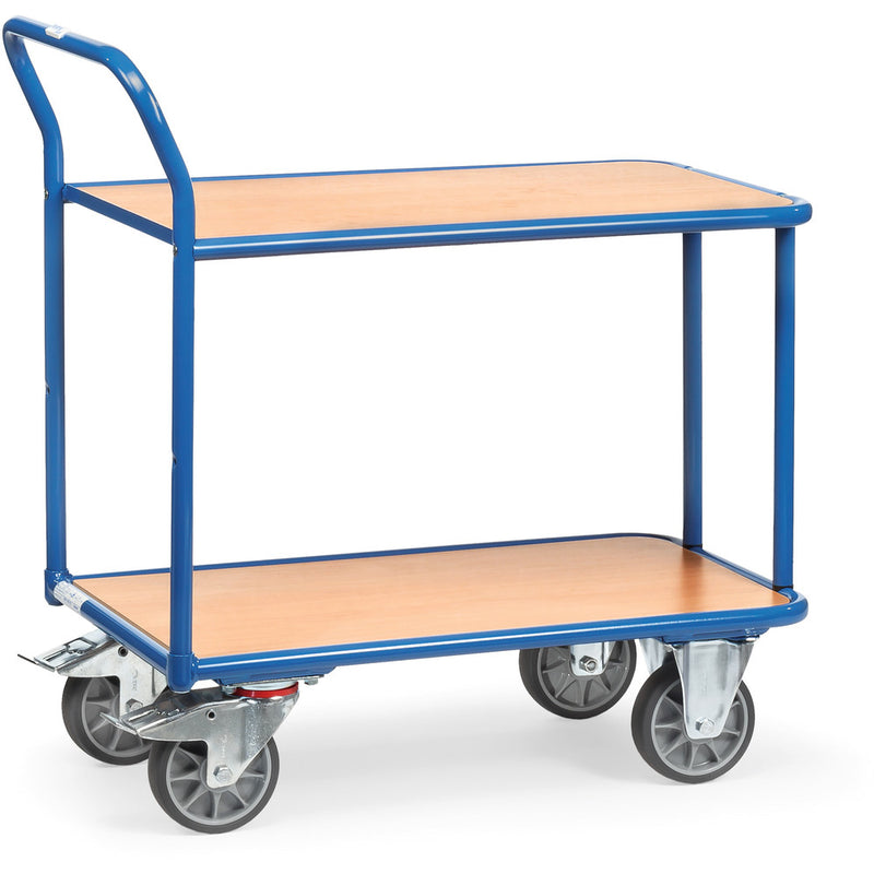 Fetra Tischwagen mit zwei Holzplattformen 400 kg