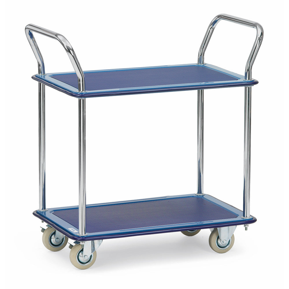 Fetra 3112 Ganzstahlwagen mit zwei Plattformen 120 kg