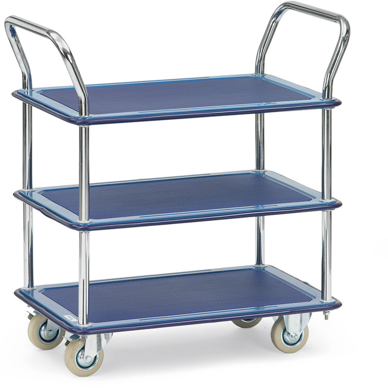 Fetra 3113 Ganzstahlwagen mit drei Plattformen 120 kg