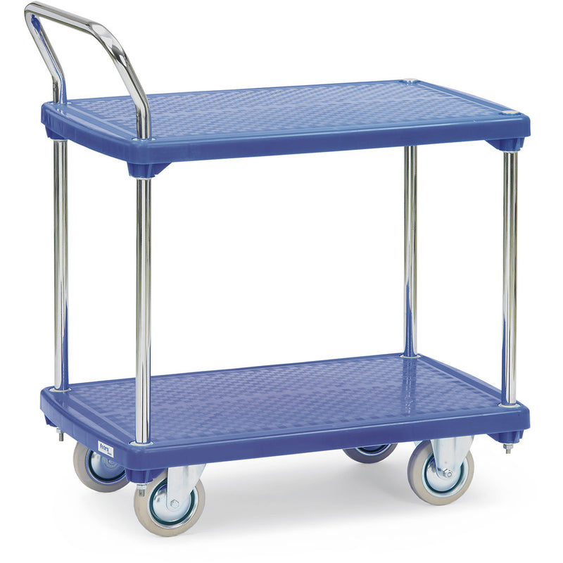 Fetra 3132 Kunststoffplattenwagen mit zwei Plattformen 200 kg