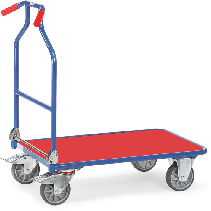 Fetra 3301 blau/rot Optiliner mit roter Holzplattform 400 kg