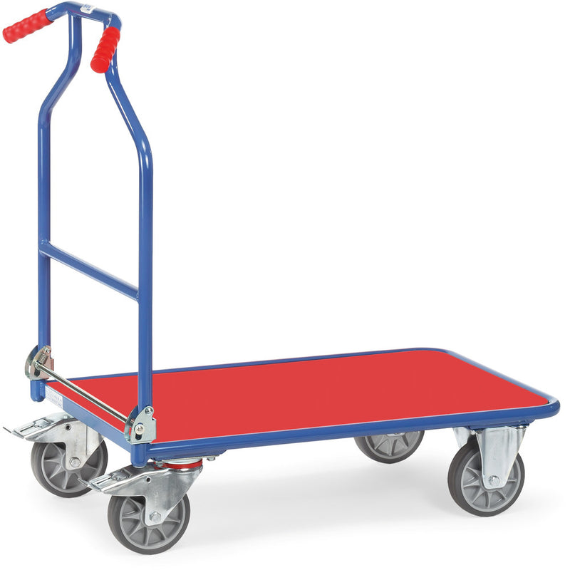 Fetra 3301 blau/rot Optiliner mit roter Holzplattform 400 kg