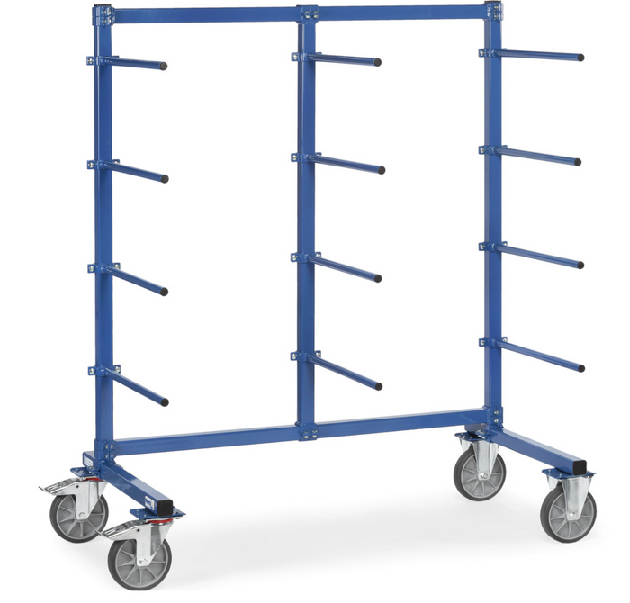 Fetra Tragarmwagen 500 kg, 12 Tragarme einseitig, mit Schlauch