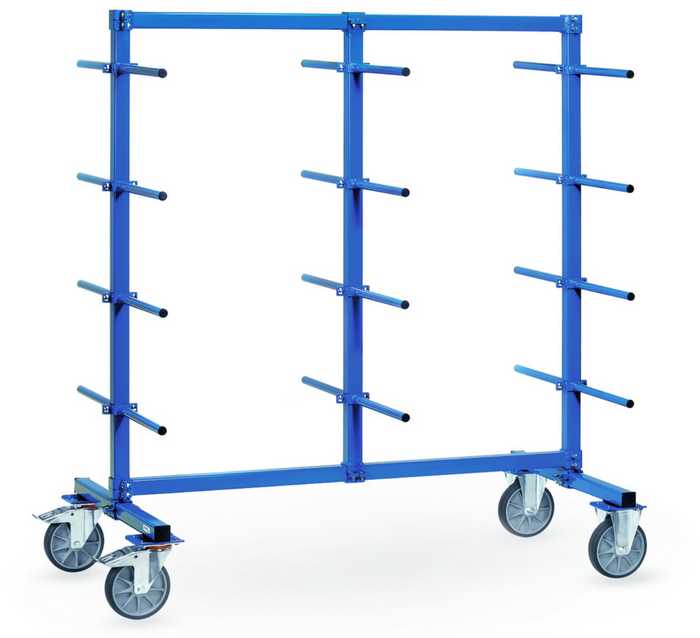 Fetra Tragarmwagen 500 kg, 24 Tragarme einseitig, mit Schlauch