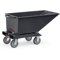 Fetra Muldenkipper, 750 kg, 250 Liter Inhalt, TOTALSTOP