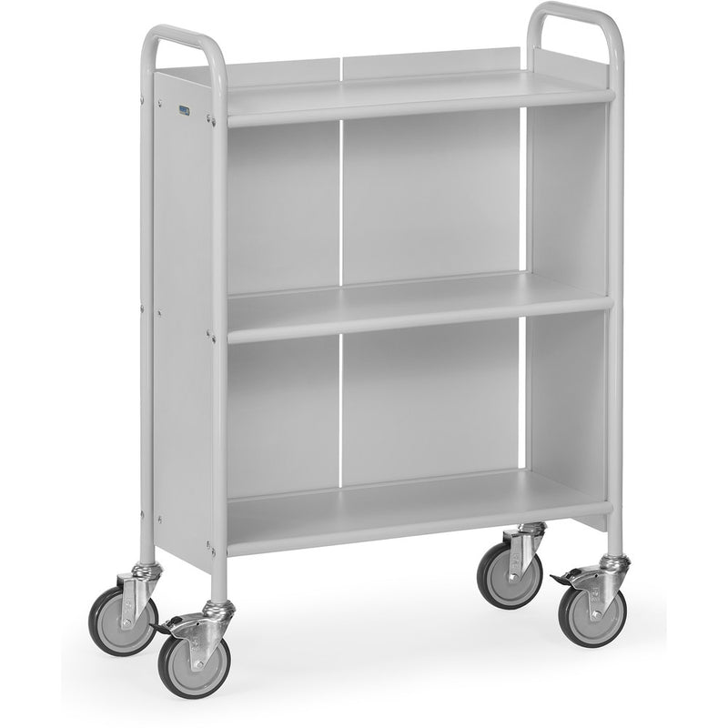Fetra 4871 Bürowagen mit drei Böden und Rückwand, 150 kg