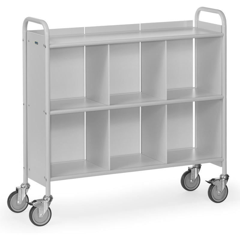 Fetra 4878 Bürowagen mit drei Böden, Trennwänden und Rückwand, 150 kg