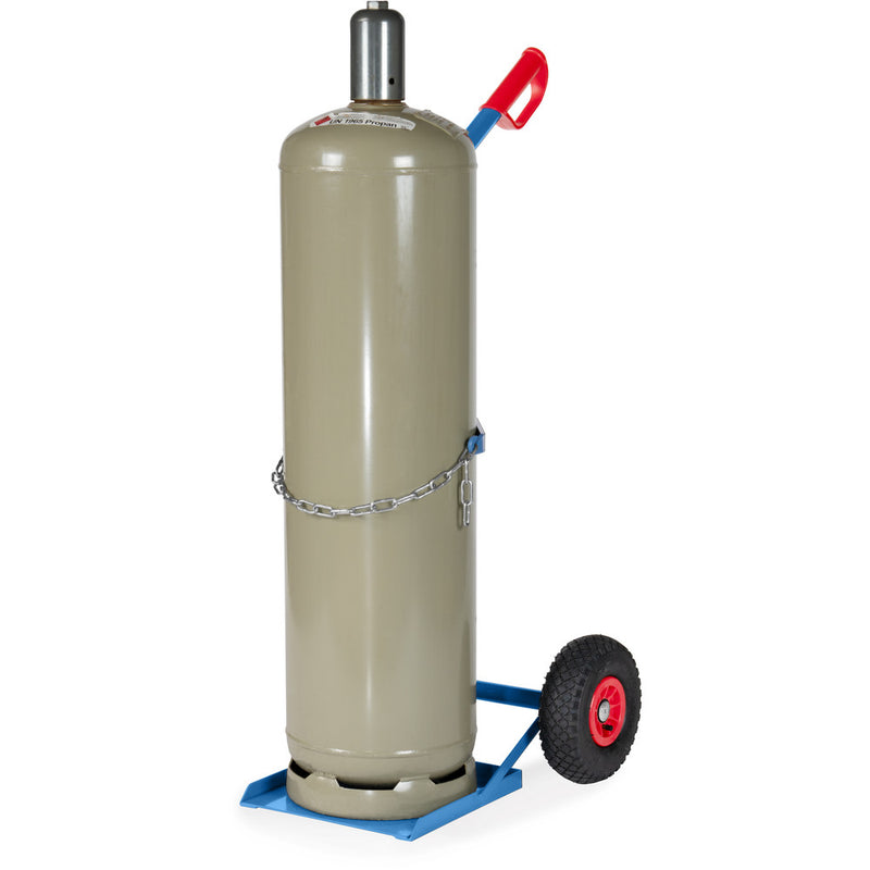 Fetra Stahlflaschenkarre, 100 kg, für eine Propangasflasche 33 kg Inhalt
