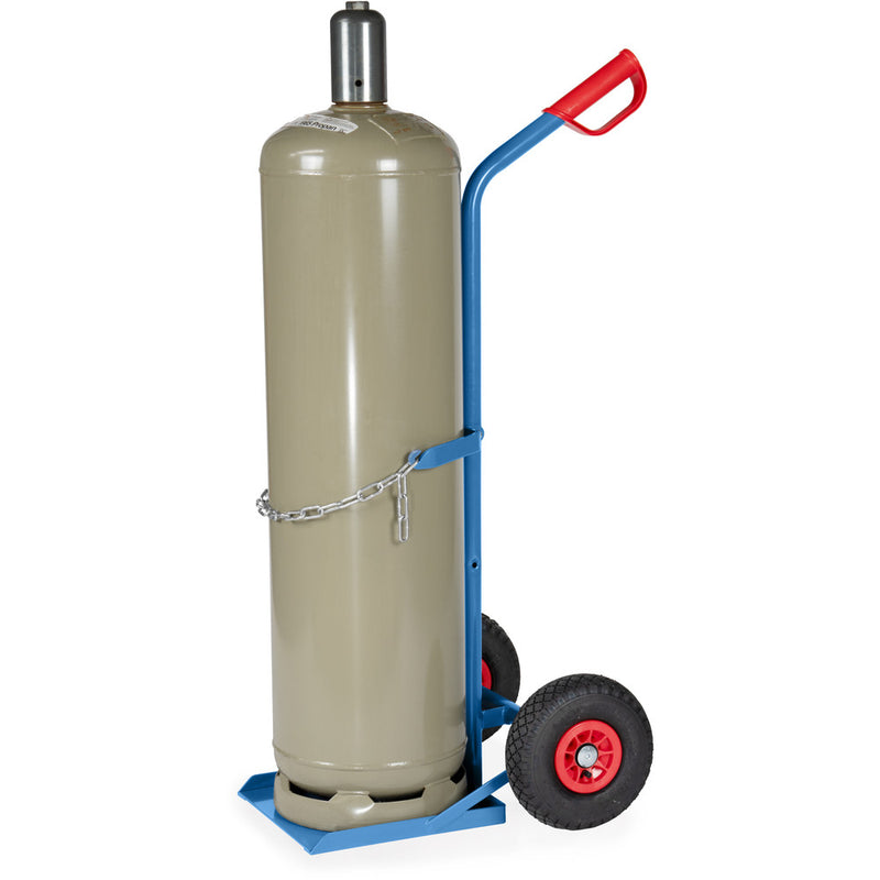 Fetra Stahlflaschenkarre, 100 kg, für eine Propangasflasche 33 kg Inhalt