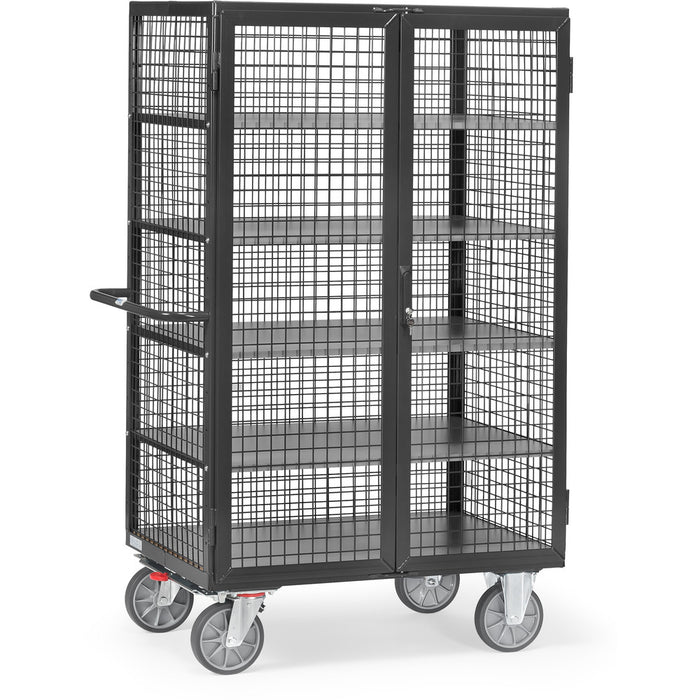 Fetra Kastenwagen "GREY EDITION" 750 kg, Doppelflügeltür und Treibriegelverschluss, TOTALSTOP