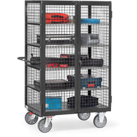 Fetra Kastenwagen "GREY EDITION" 750 kg, Doppelflügeltür und Treibriegelverschluss, TOTALSTOP