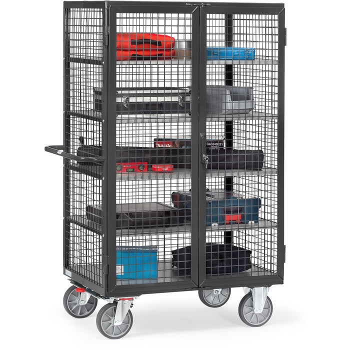Fetra Kastenwagen "GREY EDITION" 750 kg, Doppelflügeltür und Treibriegelverschluss, TOTALSTOP