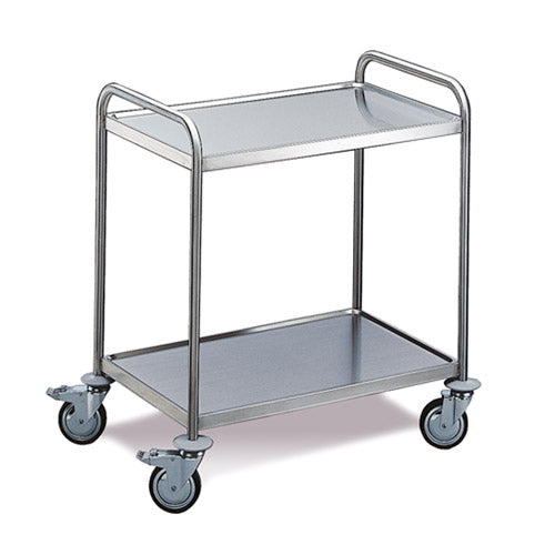 ROLLCART Tischwagen, zwei Etagen, 80 kg Tragkraft