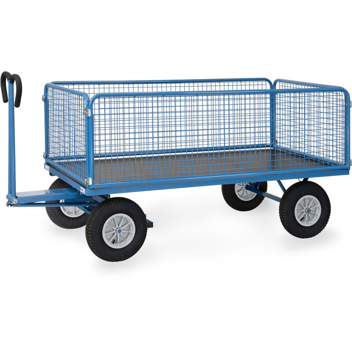 Fetra Handpritschenwagen mit Drahtgitterwänden, bis 1250 kg